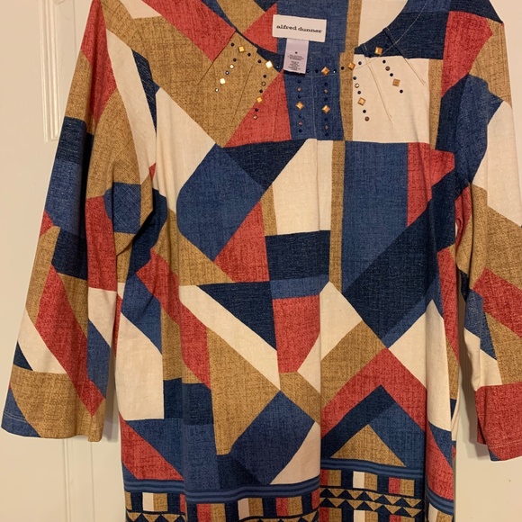 Alfred Dunner Tops - Alfred Dunner Abstract Fall Top